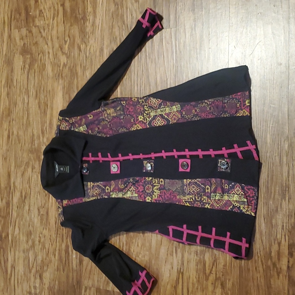 Ali Miles  Jacket Multi Colored EUC size small